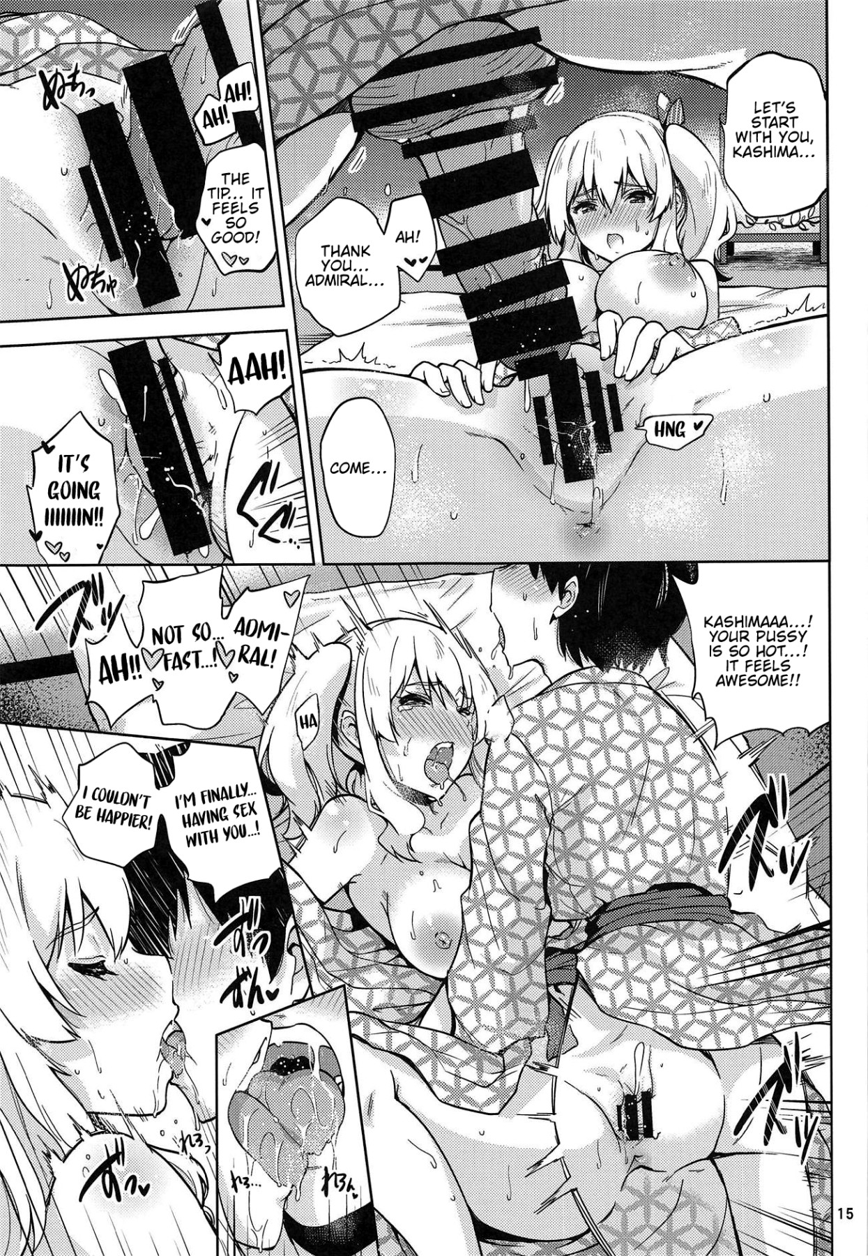 Hentai Manga Comic-Kashima and Hamakaze In Hotspring Yukatas-Read-16